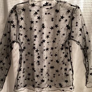 Star mesh long sleeve